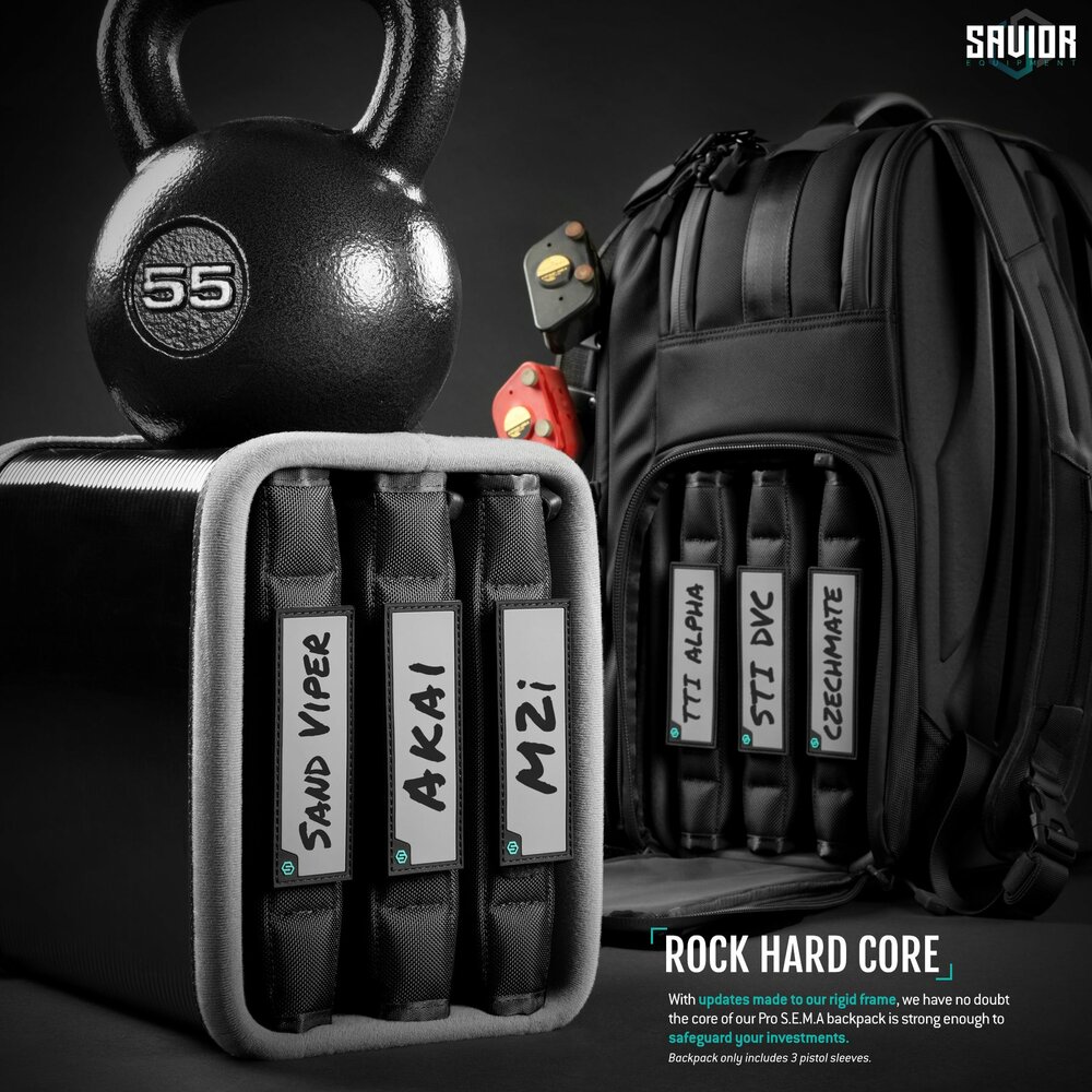 Savior PRO S.E.M.A - Competition Backpack - color black