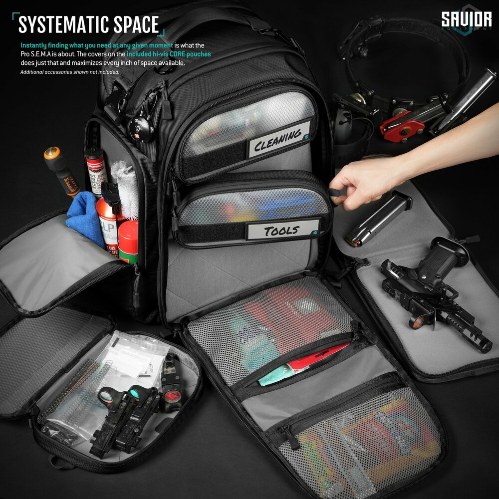 Savior PRO S.E.M.A - Competition Backpack - color black