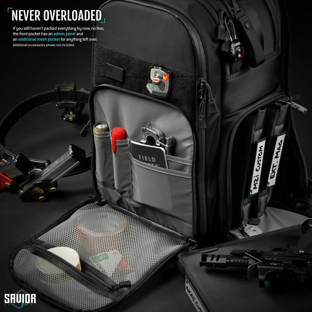 Savior PRO S.E.M.A - Competition Backpack - color black
