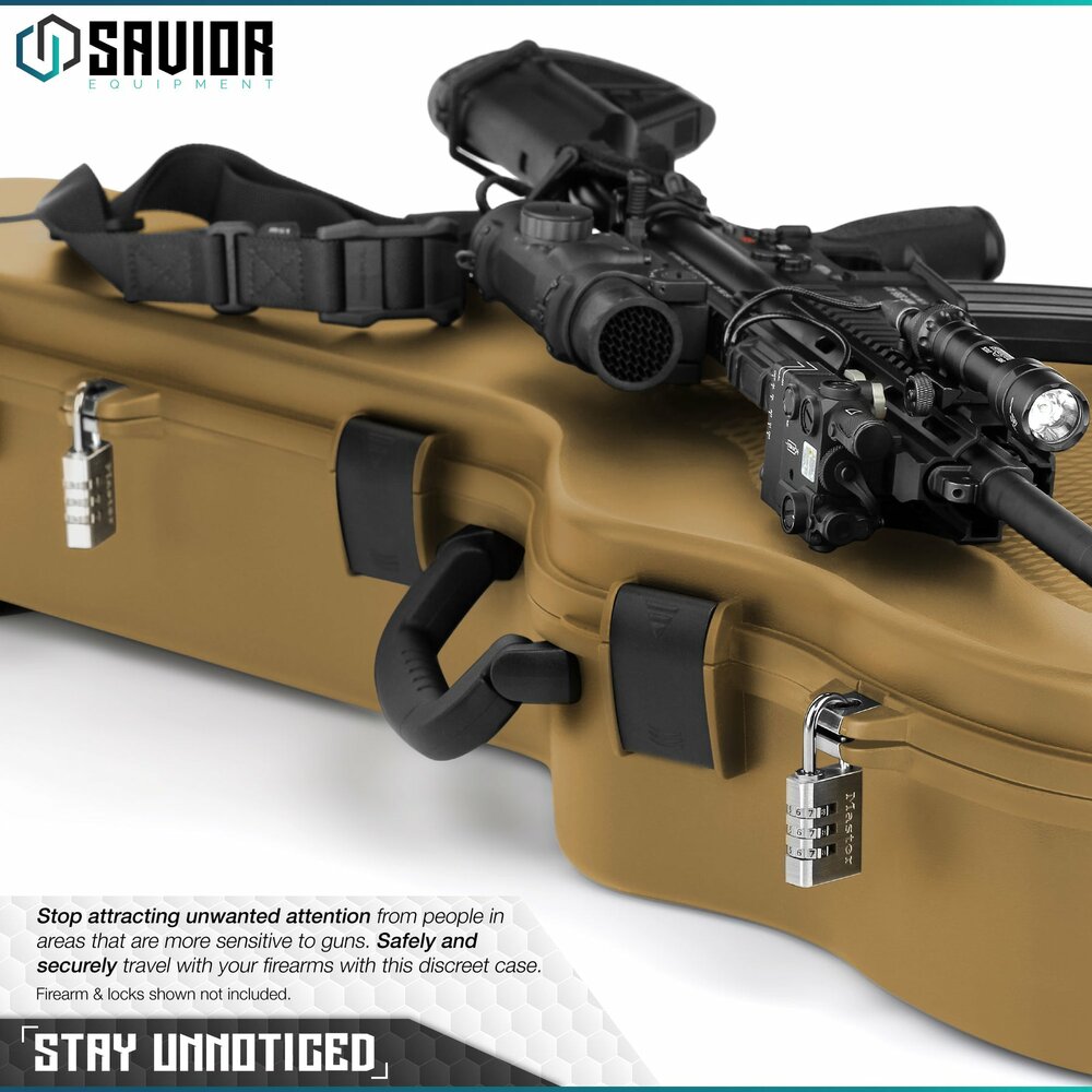 Savior Ultimate Guitar Case - Single rifle case - color tan