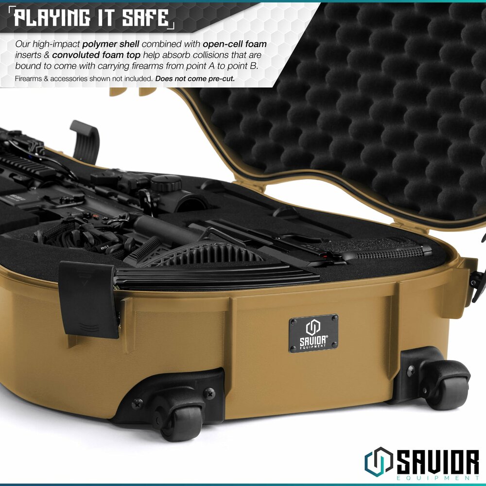 Savior Ultimate Guitar Case - Single rifle case - color tan