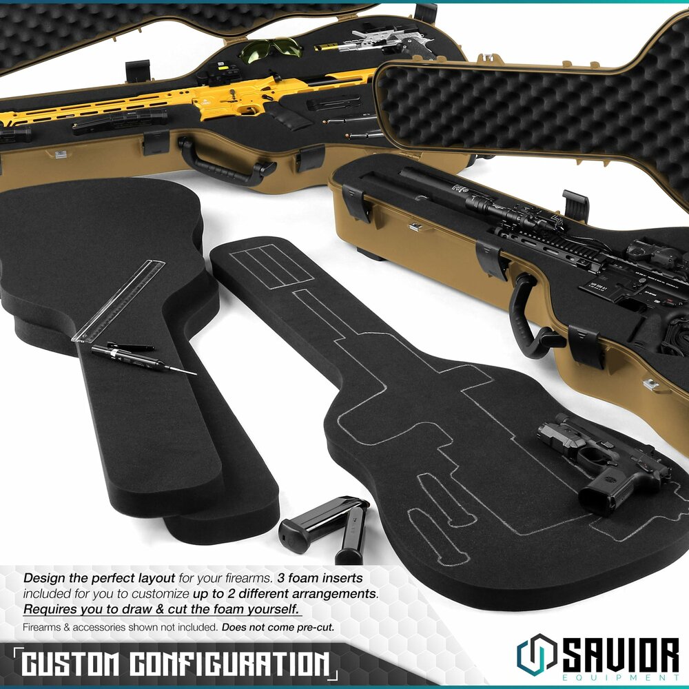 Savior Ultimate Guitar Case - Single rifle case - color tan