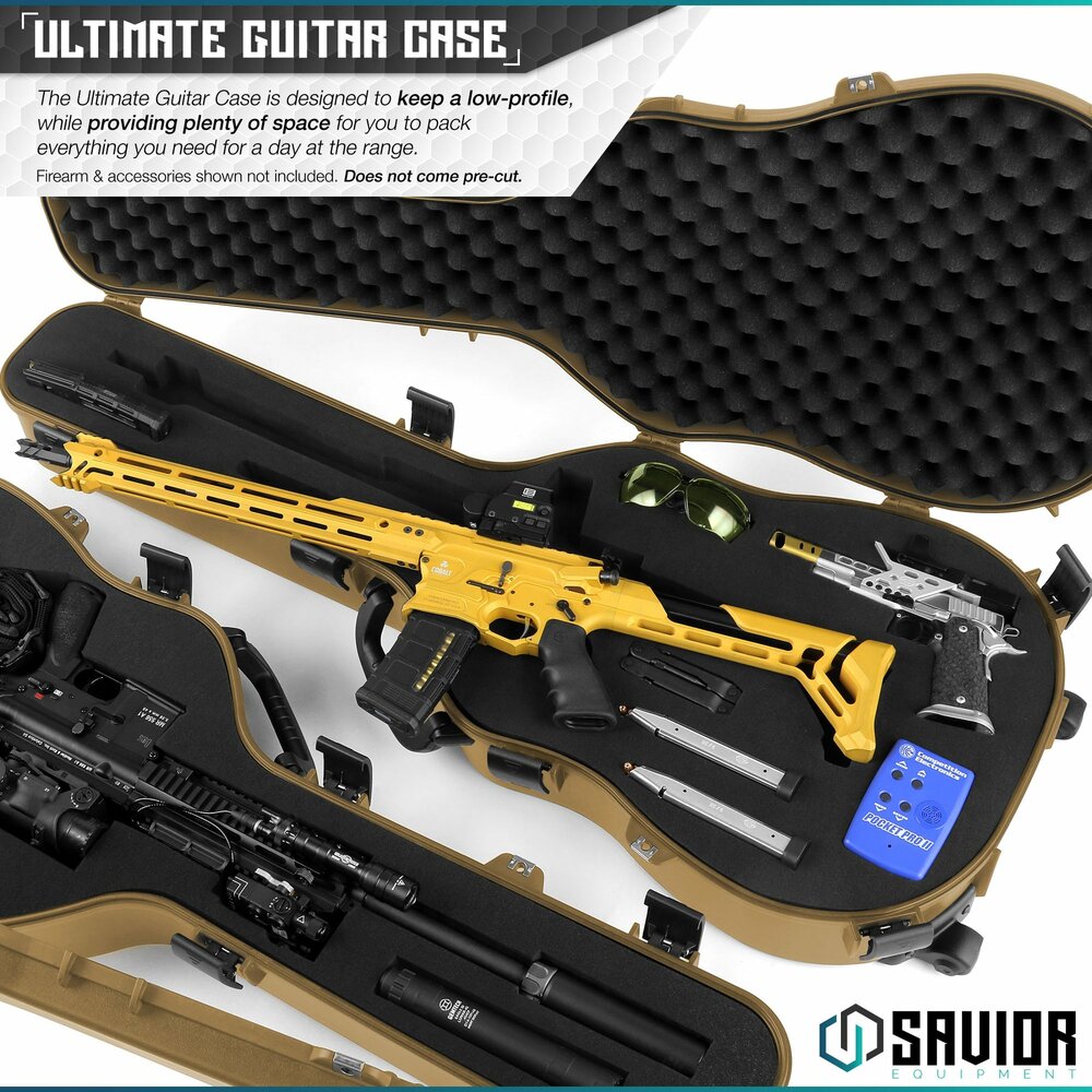 Savior Ultimate Guitar Case - Single rifle case - color tan