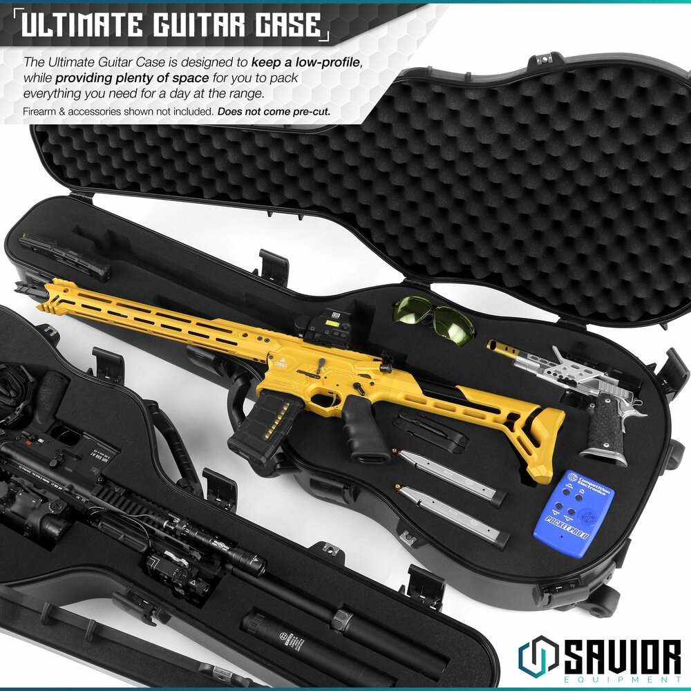 Savior Ultimate Guitar Case - Single rifle case - color black