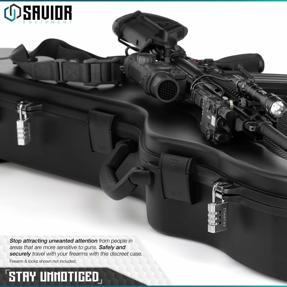 Savior Ultimate Guitar Case - Single rifle case - color black