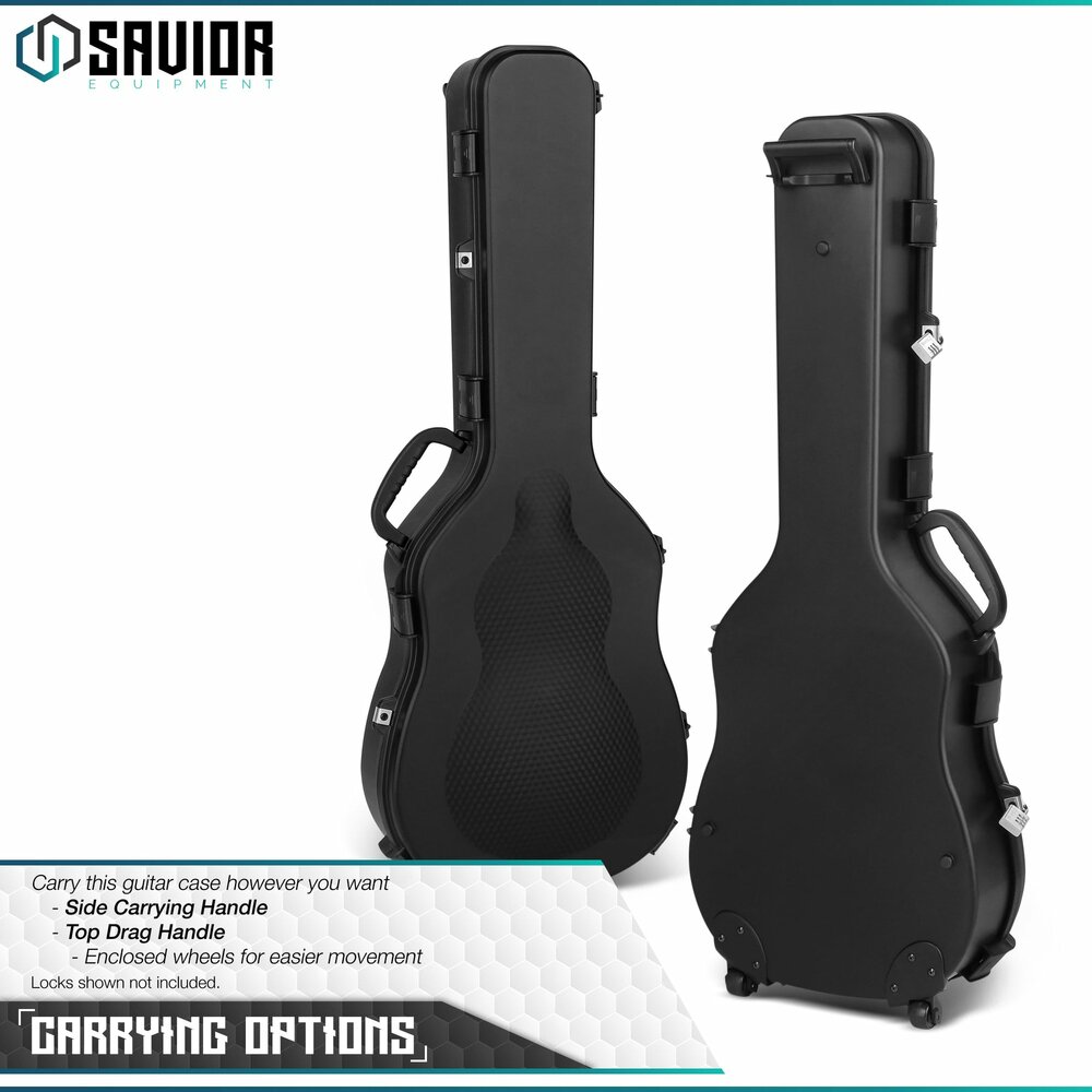 Savior Ultimate Guitar Case - Single rifle case - color black