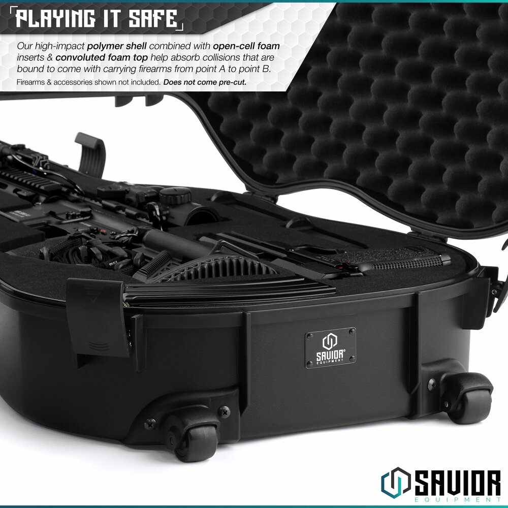 Savior Ultimate Guitar Case - Single rifle case - color black