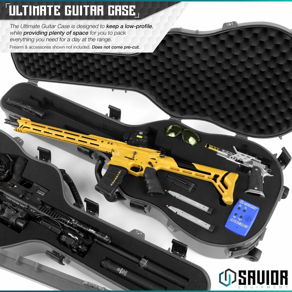 Savior Ultimate Guitar Case - Single rifle case - color grey