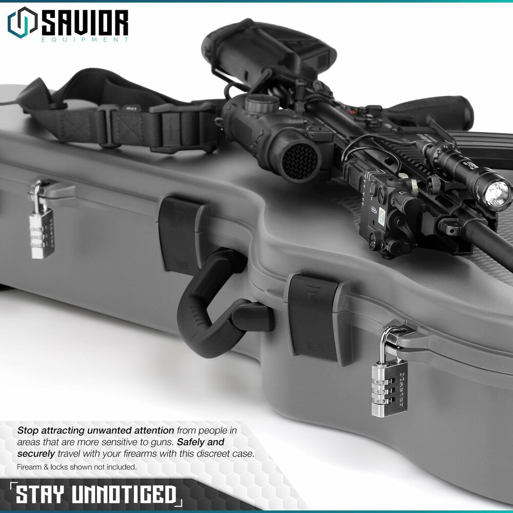 Savior Ultimate Guitar Case - Single rifle case - color grey