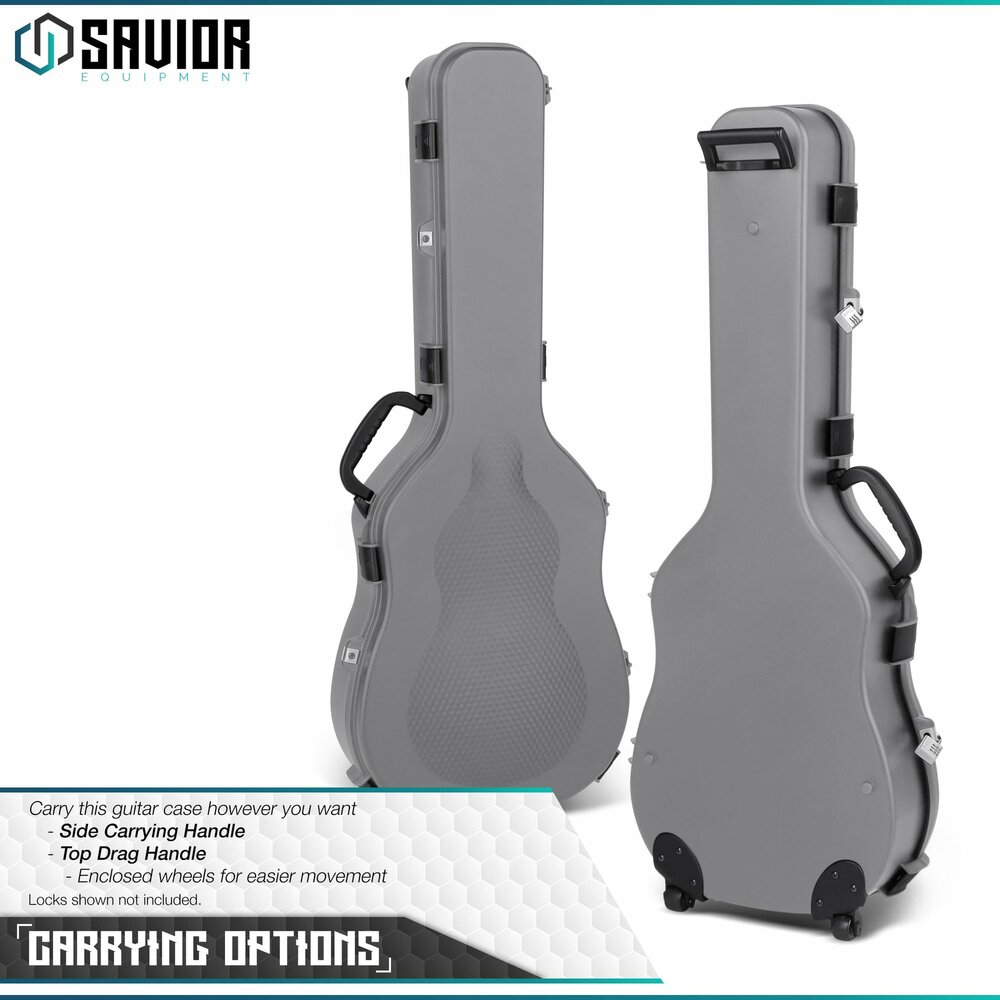 Savior Ultimate Guitar Case - Single rifle case - color grey