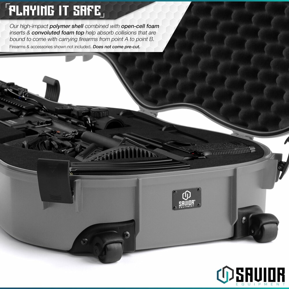 Savior Ultimate Guitar Case - Single rifle case - color grey