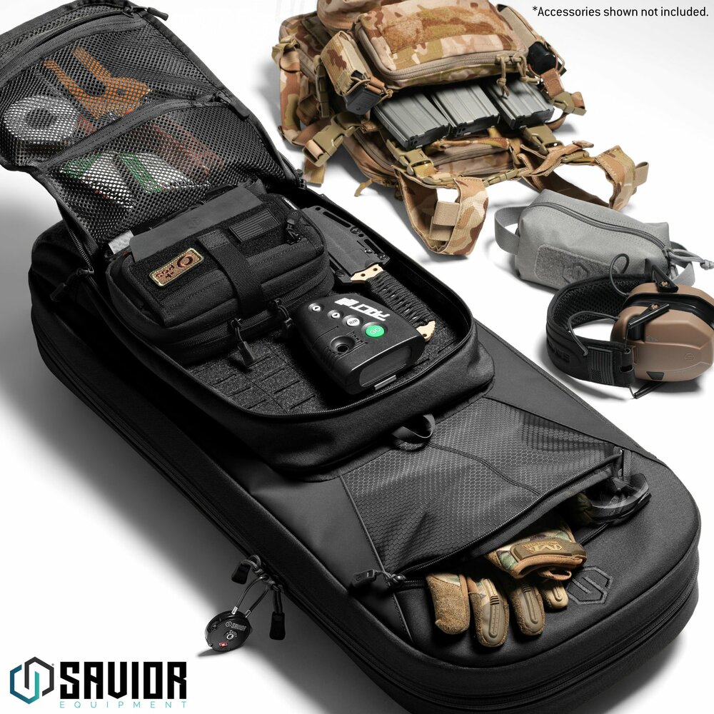 Savior Specialist Covert 34&quot; Single rifle case - color black
