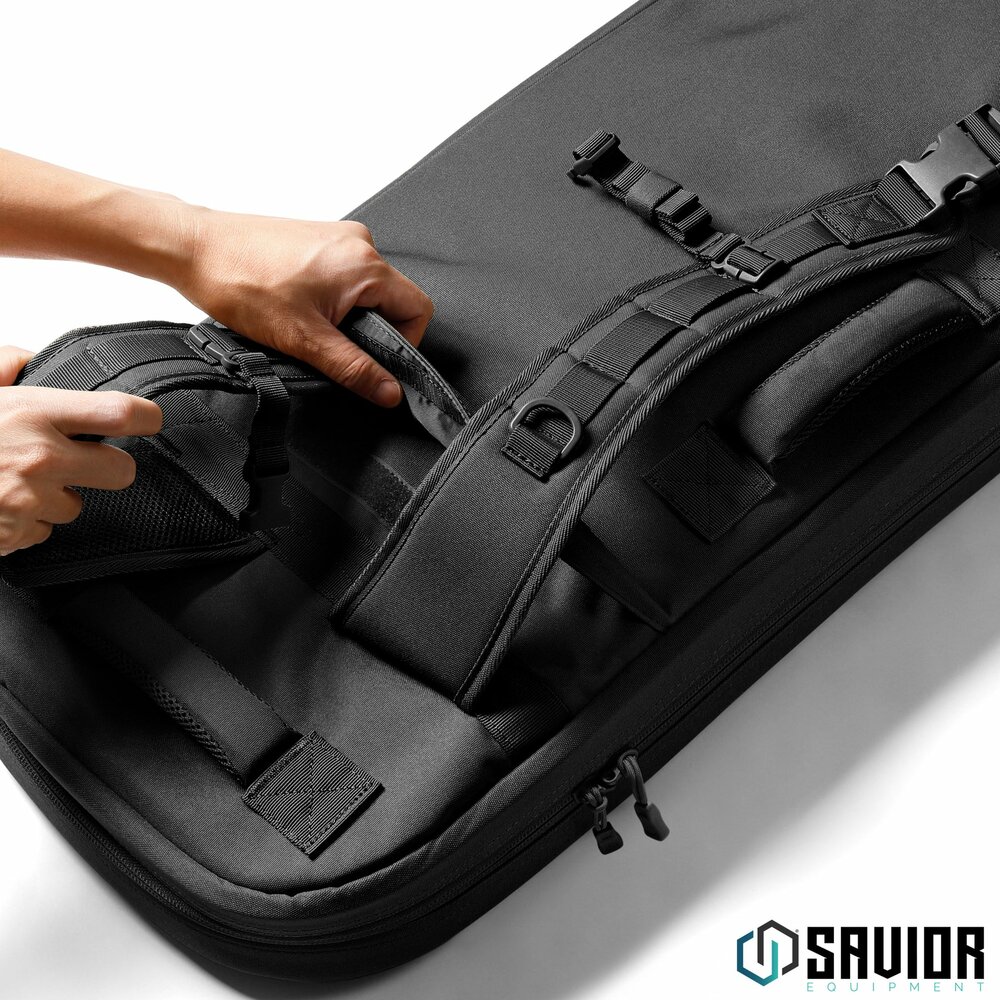 Savior Specialist Covert 34&quot; Single rifle case - color black