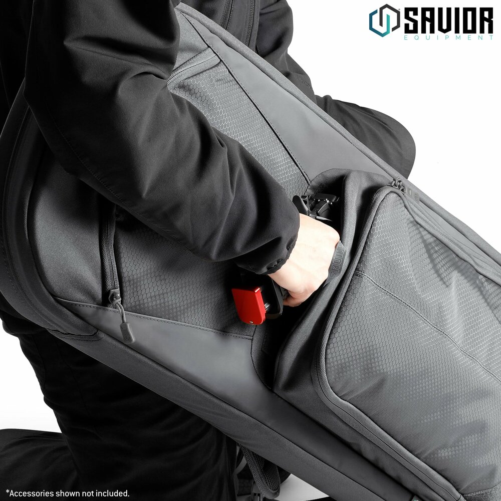 Savior Specialist Covert 34&quot; Single rifle case - color grey