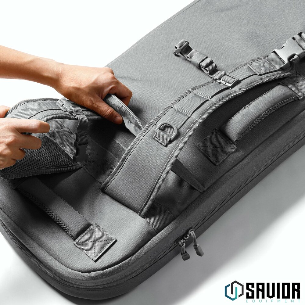 Savior Specialist Covert 34&quot; Single rifle case - color grey