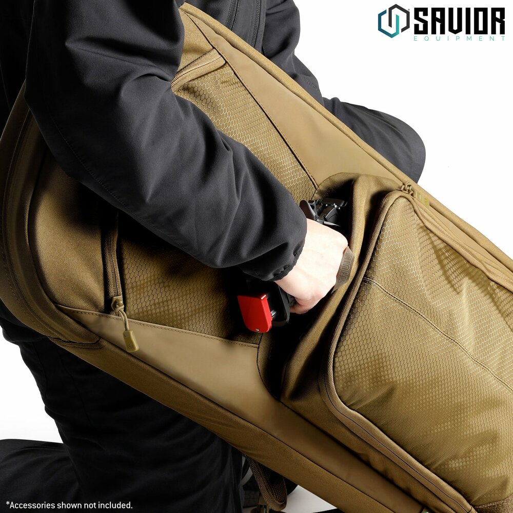 Savior Specialist Covert 34&quot; Single rifle case - color tan