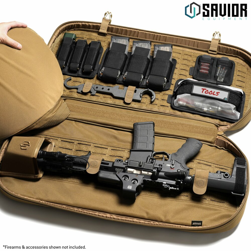Savior Specialist Covert 38&quot; Single rifle case - color tan