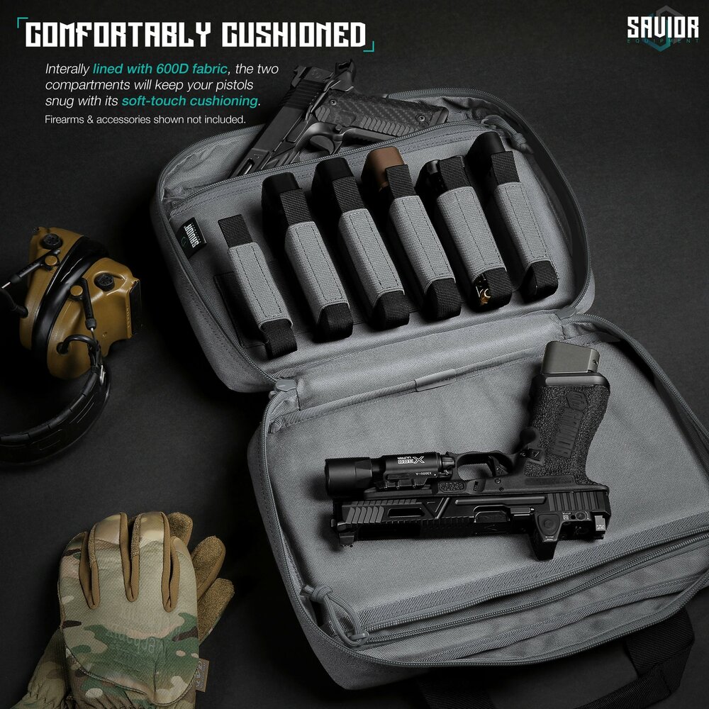 Savior Specialist Pistol case - color grey