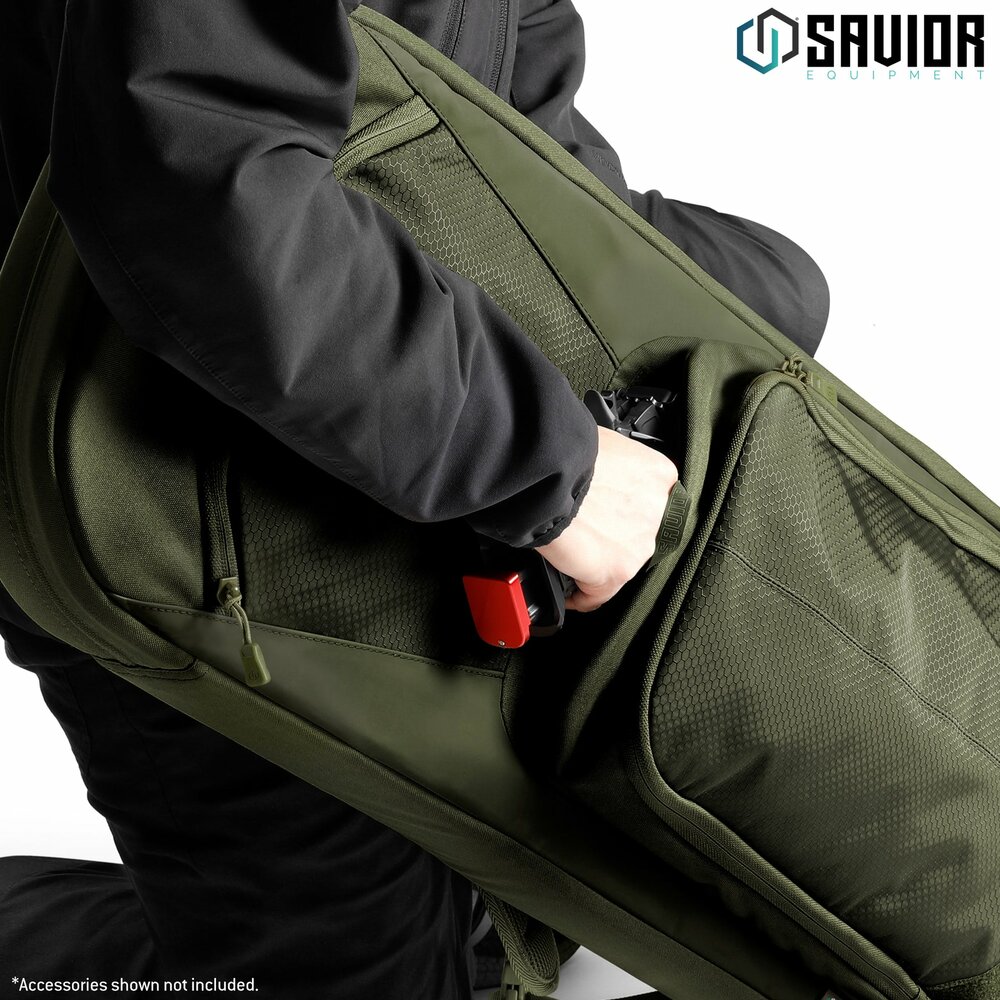 Savior Specialist Covert 30&quot; Single rifle case - color green