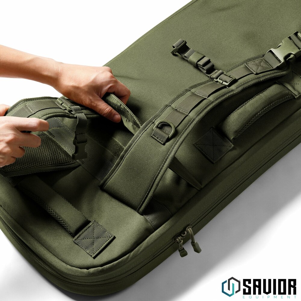 Savior Specialist Covert 30&quot; Single rifle case - color green
