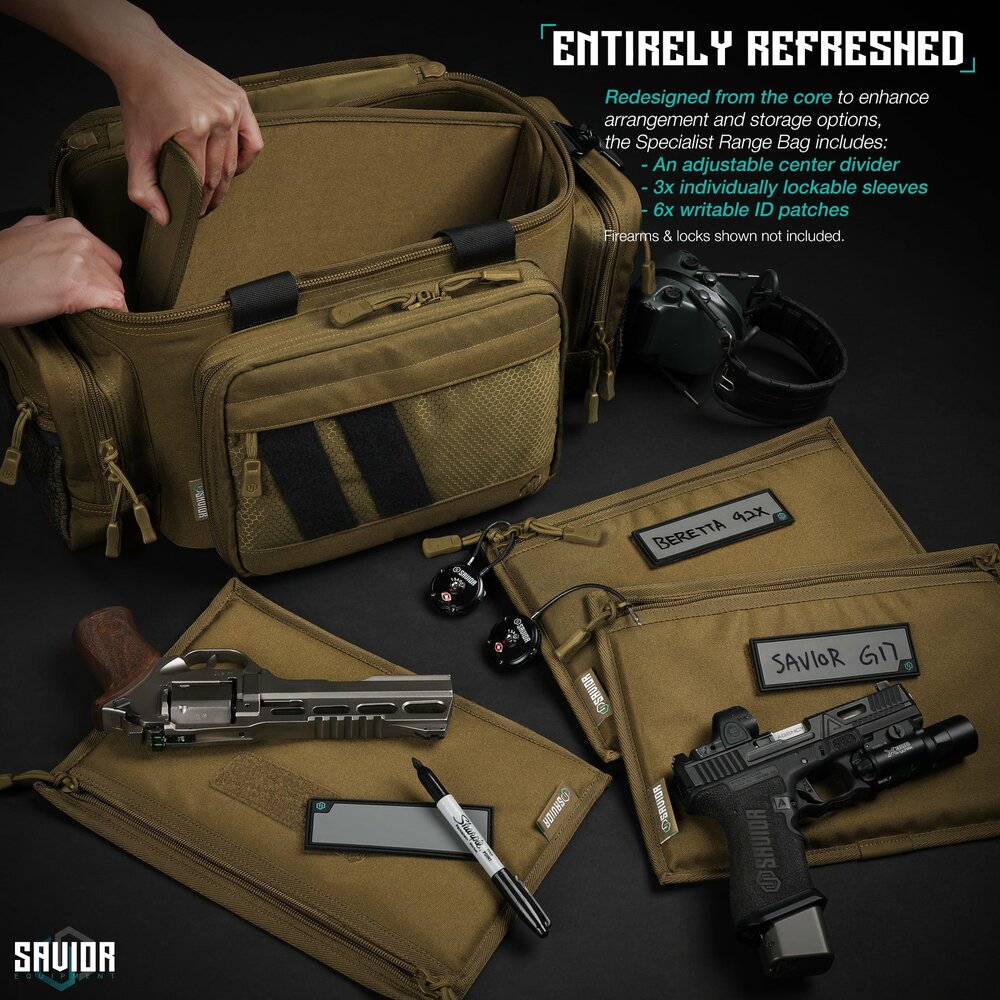 Savior Specialist Range bag - color tan