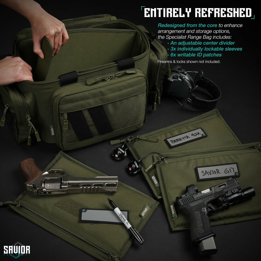 Savior Specialist Range bag - color green