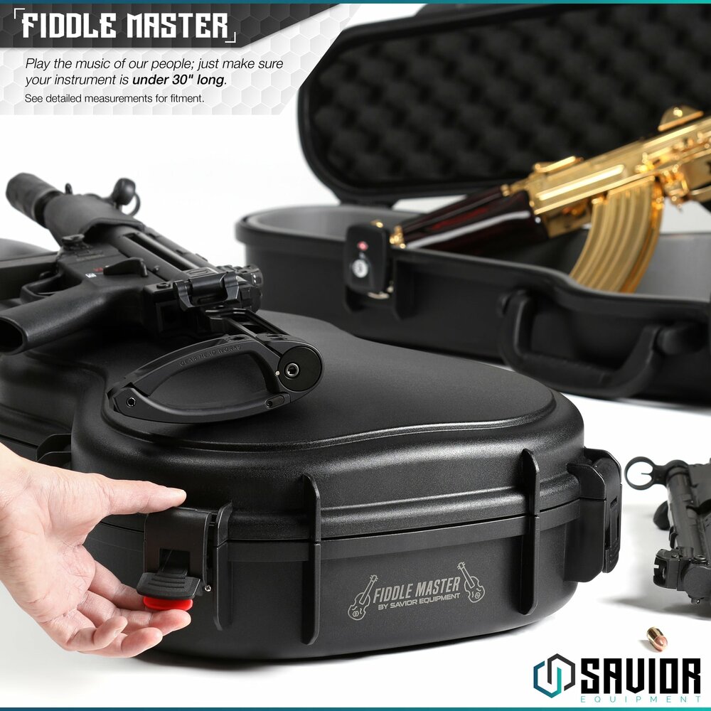 Savior Fiddle Master Violin Case- color black