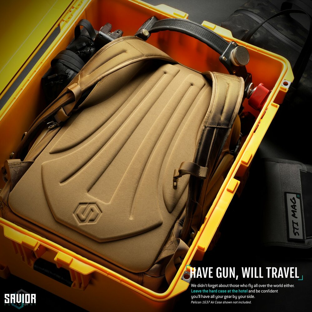 Savior PRO S.E.M.A - Competition Backpack - color tan