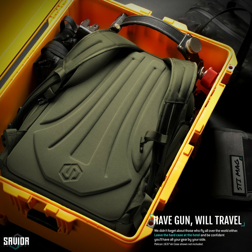 Savior PRO S.E.M.A - Competition Backpack - color green