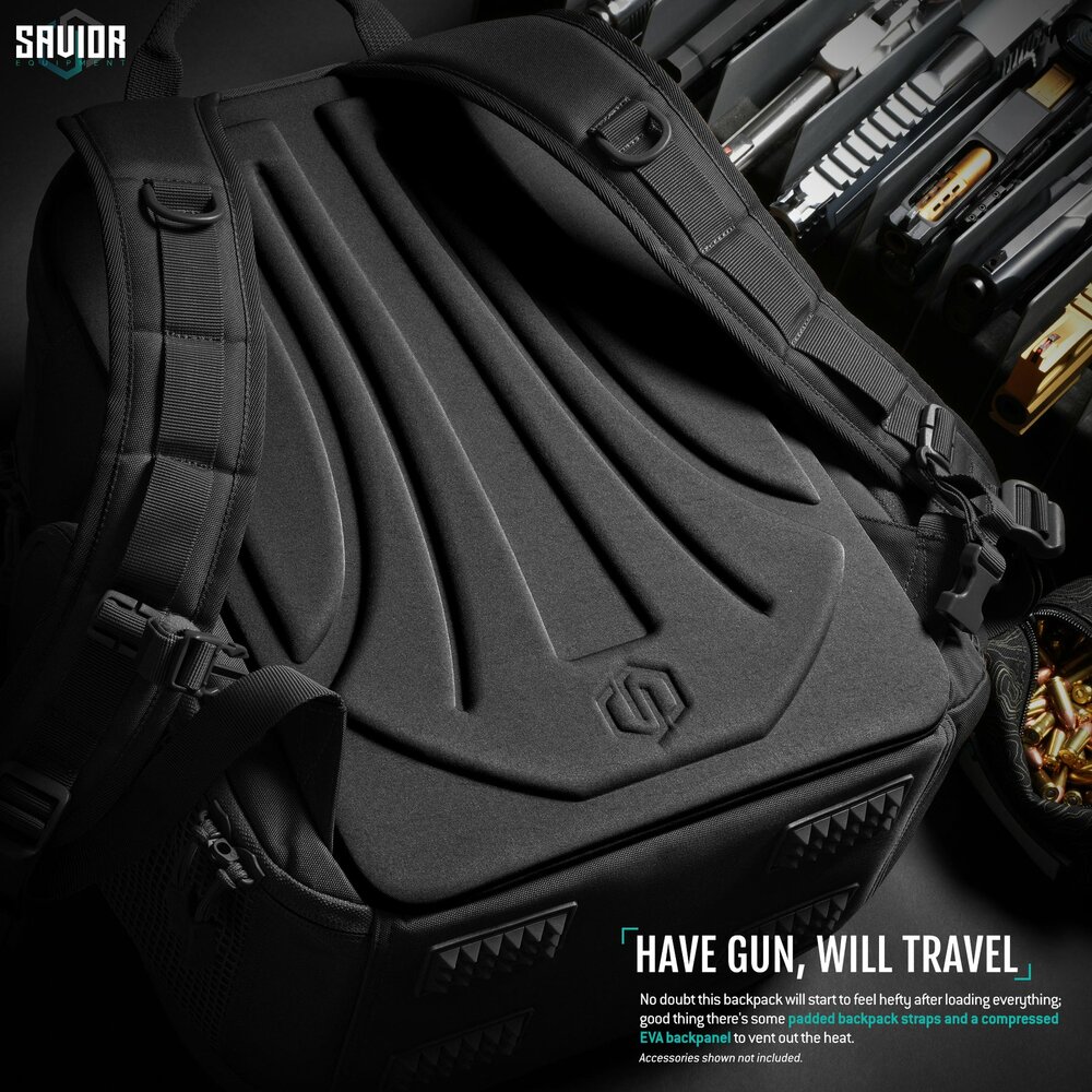 Savior Compact S.E.M.A - Pistol Backpack - color black