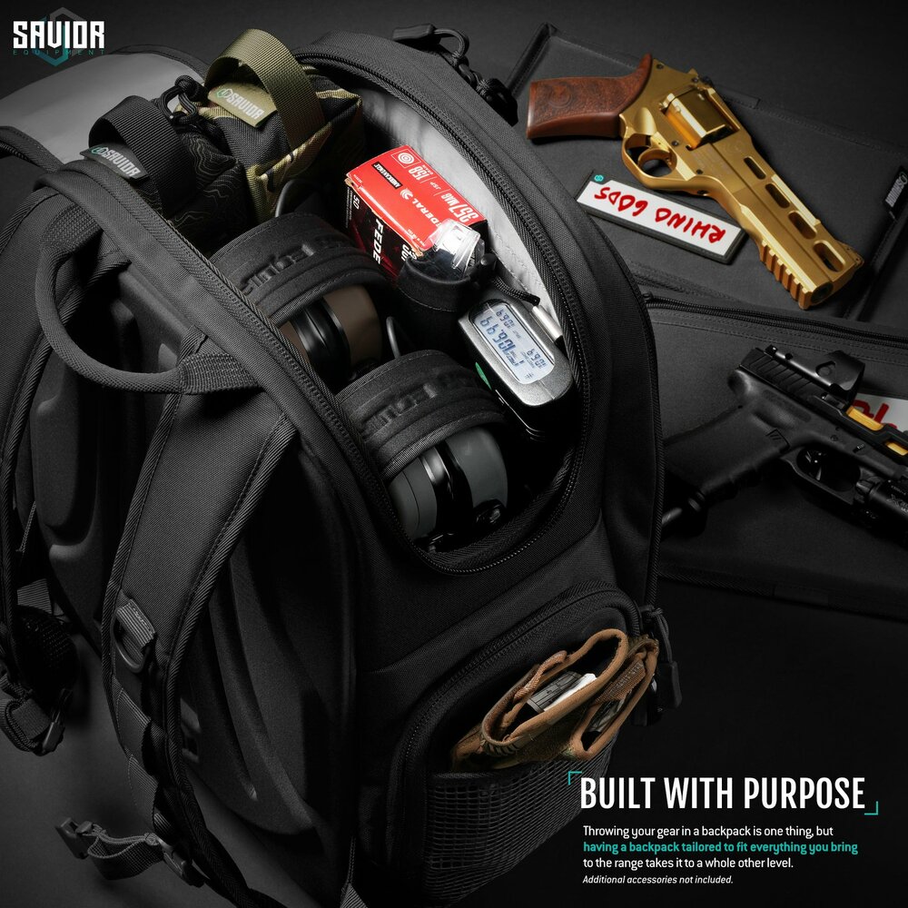 Savior Compact S.E.M.A - Pistol Backpack - color black