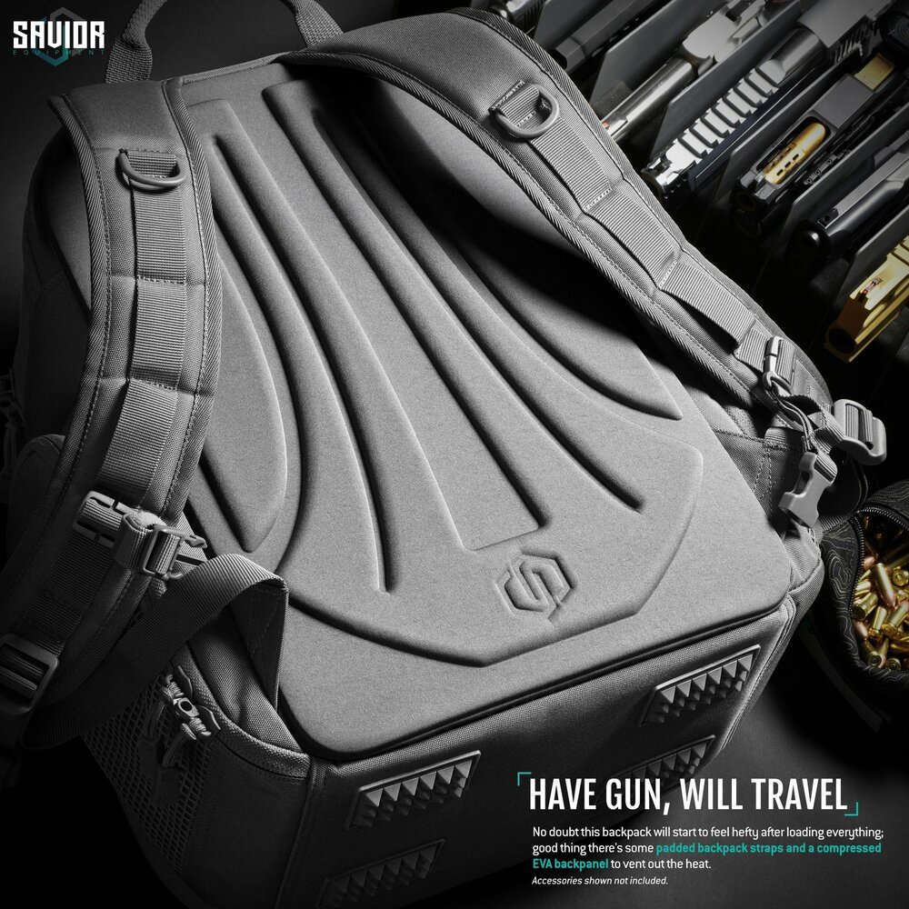 Savior Compact S.E.M.A - Pistol Backpack - color grey