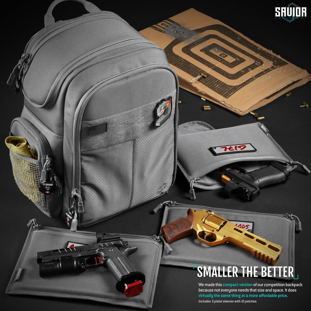 Savior Compact S.E.M.A - Pistol Backpack - color grey