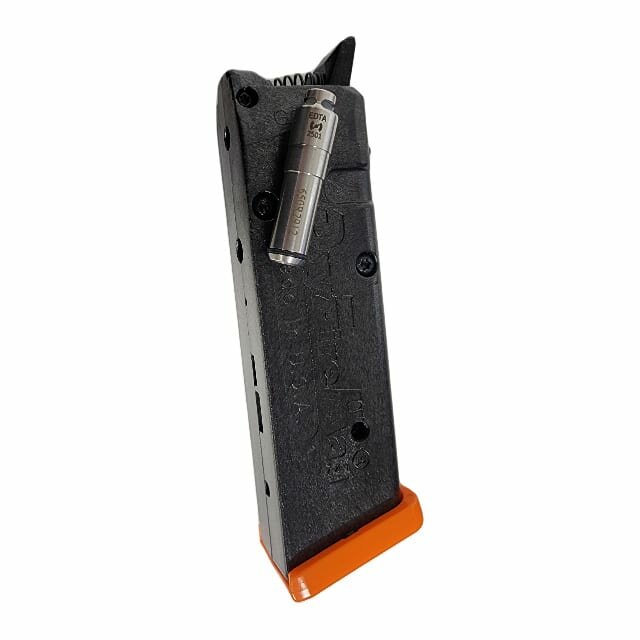 DryFireMag for Glock Double Stack 9mm/.40/.357/.45 G.A.P. with 9mm laser cartridge 