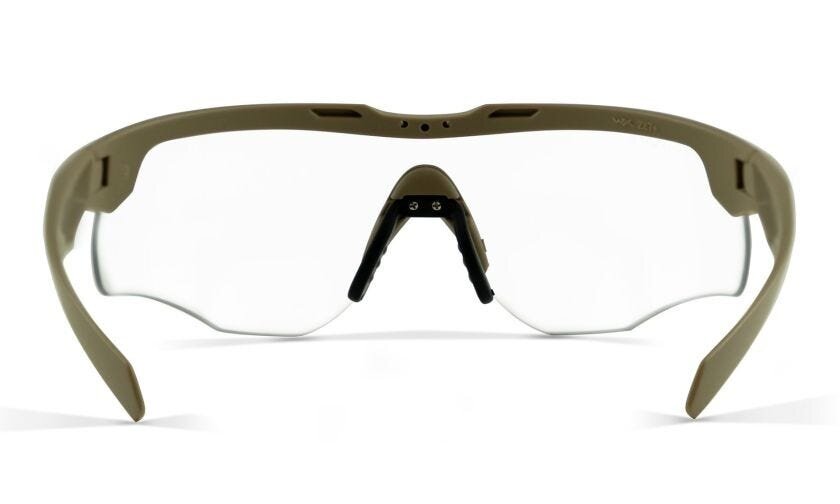 Wiley X WX Rogue Comm Matte Tan &mdash; Grey/Clear/Light Rust