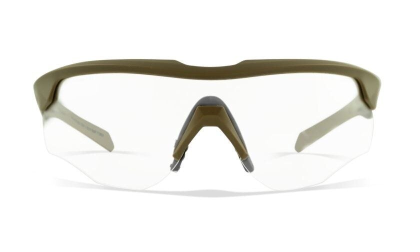 Wiley X WX Rogue Comm Matte Tan &mdash; Grey/Clear/Light Rust
