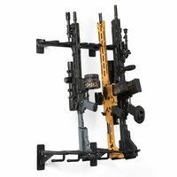 Savior Rifle Wall Rack - 6 Slots - color black