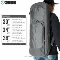 Savior Specialist Covert 34&quot; Single rifle case - color grey