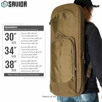 Savior Specialist Covert 34&quot; Single rifle case - color tan
