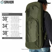 Savior Specialist Covert 30&quot; Single rifle case - color green