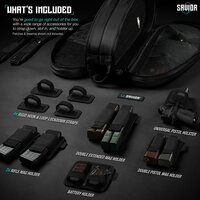 Savior Pro Touring 30&quot; Tennis Case- color black