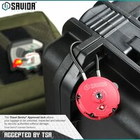 Savior 3-Digit Cable Lock- color teal