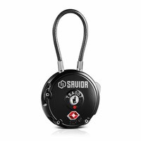 Savior 3-Digit Cable Lock- color black