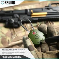 Savior 3-Digit Cable Lock- color tan