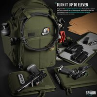 Savior PRO S.E.M.A - Competition Backpack - color green