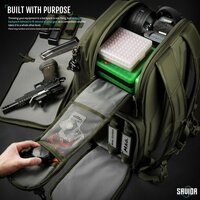 Savior PRO S.E.M.A - Competition Backpack - color green