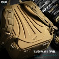 Savior Compact S.E.M.A - Pistol Backpack - color tan
