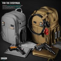 Savior Compact S.E.M.A - Pistol Backpack - color grey