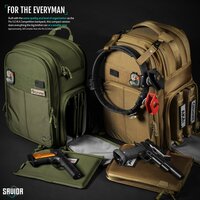 Savior Compact S.E.M.A - Pistol Backpack - color green