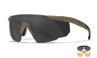 Wiley X WX Saber Advanced Matte Tan &mdash; Grey/Clear/Rust